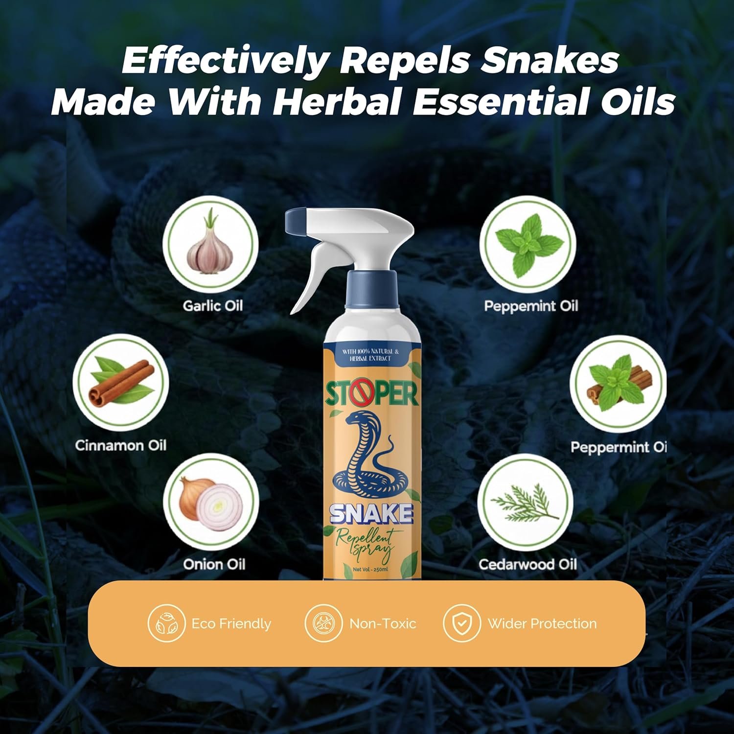 Stoper Herbal Snake Repellent spray image 2