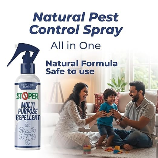 Runbug Stoper Natural Pest Repellent Spray, 100% Natural & Herbal Extract (200 ml) image 4